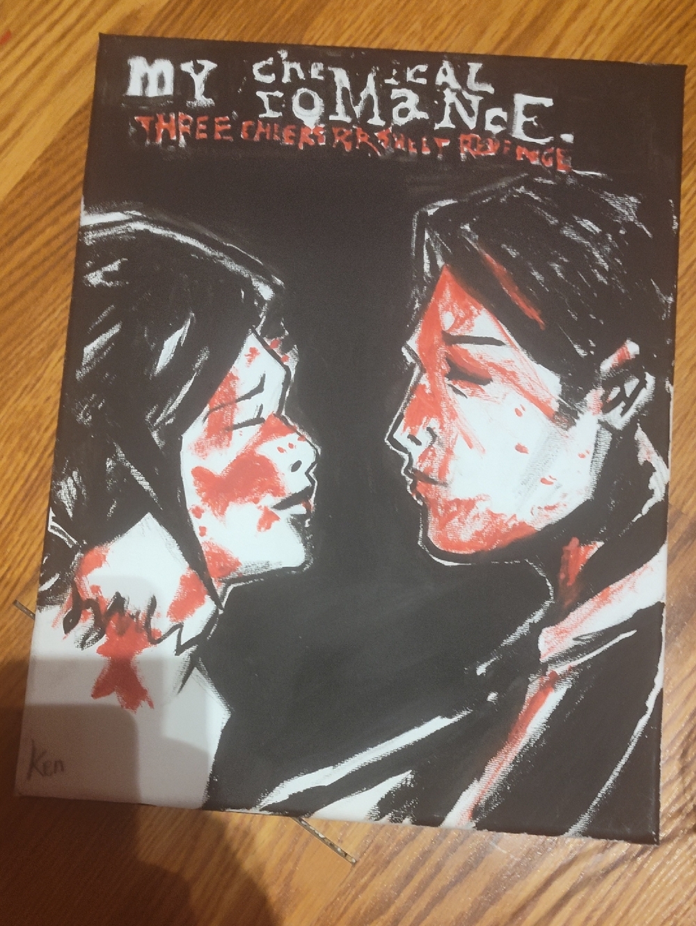 My Chemical Romance 11×14 Painting Canvas